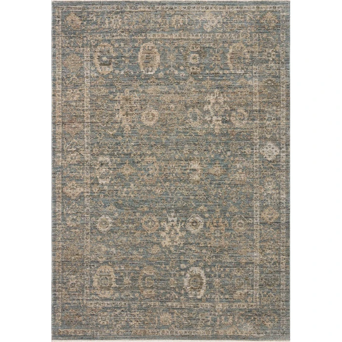 Loloi Priscilla Blue / Sand PRL-03 10ft. X 10ft. Square Rug