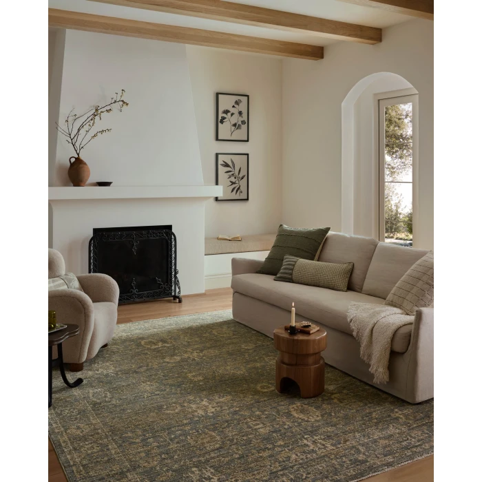 Loloi Priscilla Blue / Sand PRL-03 10ft. X 10ft. Square Rug