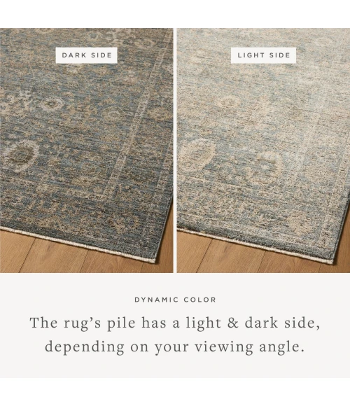Loloi Priscilla Blue / Sand PRL-03 10ft. X 10ft. Square Rug