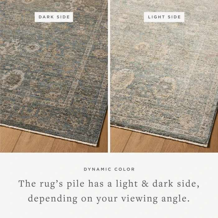 Loloi Priscilla Blue / Sand PRL-03 10ft. X 10ft. Square Rug
