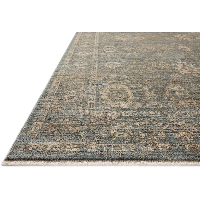 Loloi Priscilla Blue / Sand PRL-03 10ft. X 10ft. Square Rug