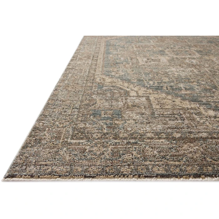 Loloi Priscilla Blue / Bark PRL-04 10ft. X 10ft. Square Rug