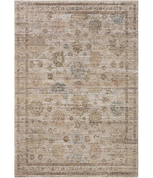 Loloi Priscilla Ivory / Multi PRL-06 18in. X 18in. Sample Rect. Rug