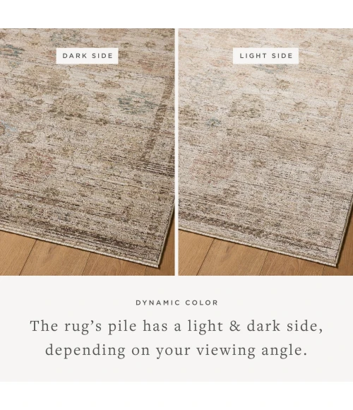 Loloi Priscilla Ivory / Multi PRL-06 18in. X 18in. Sample Rect. Rug