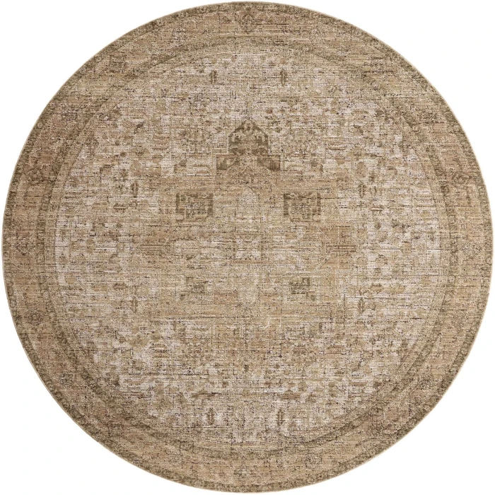 Loloi Priscilla Beige / Earth PRL-07 18in. X 18in. Sample Rect. Rug