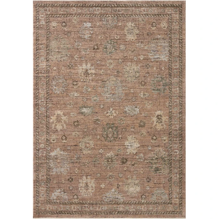 Loloi Priscilla Blush / Multi PRL-08 10ft. X 10ft. Square Rug