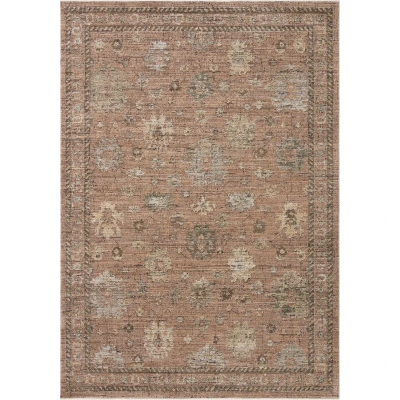 Loloi Priscilla Blush / Multi PRL-08 18in. X 18in. Sample Rect. Rug