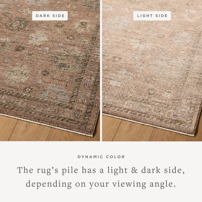 Loloi Priscilla Blush / Multi PRL-08 10ft. X 10ft. Square Rug