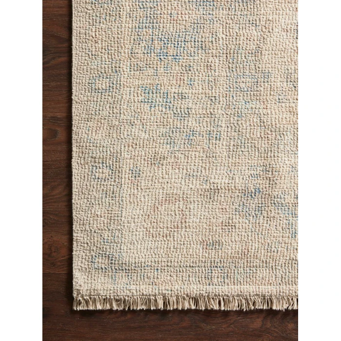 Loloi Priya Natural / Blue PRY-05 8 ft. 6 in. X 12 ft. Rectangle Rug