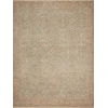 Loloi Priya PRY-06 Denim / Rust Area Rug 2 ft. 3 in. X 3 ft. 9 in. Rectangle