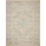 Loloi Priya Bone / Bluestone PRY-08 2 ft. 3 in. X 3 ft. 9 in. Rectangle Rug