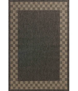 Chris Loves Julia x Loloi Providence Charcoal / Natural PRC-01 18in. X 18in. Sample Rect. Rug
