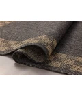 Chris Loves Julia x Loloi Providence Charcoal / Natural PRC-01 18in. X 18in. Sample Rect. Rug
