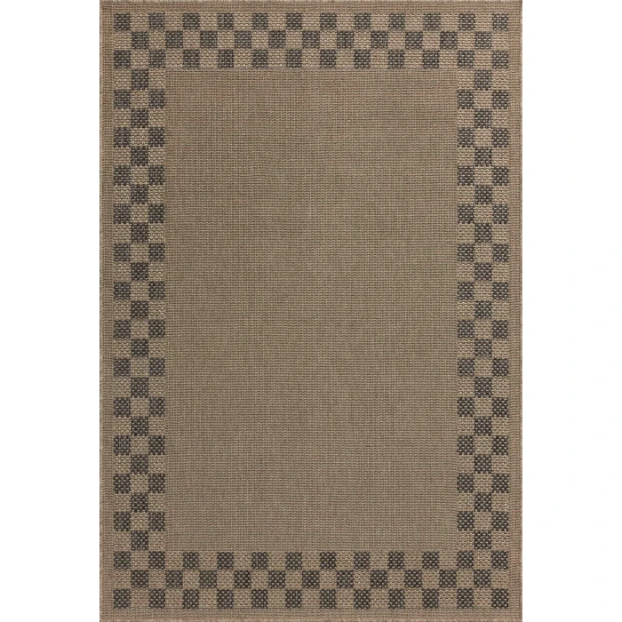 Chris Loves Julia x Loloi Providence Natural / Charcoal PRC-01 2ft.-3in. X 7ft.-7in. Rect. Rug
