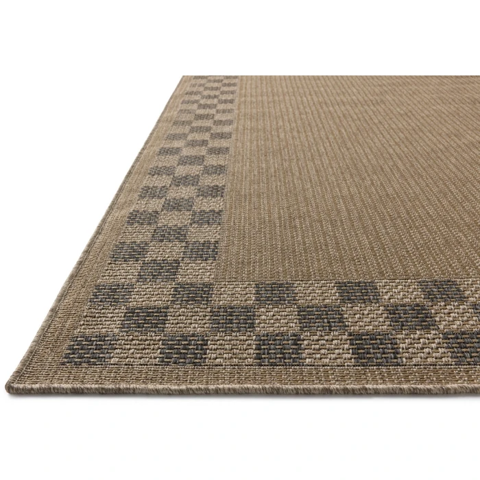 Chris Loves Julia x Loloi Providence Natural / Charcoal PRC-01 2ft.-3in. X 7ft.-7in. Rect. Rug