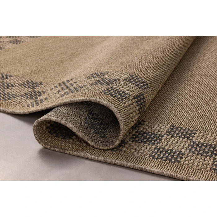 Chris Loves Julia x Loloi Providence Natural / Charcoal PRC-01 2ft.-3in. X 7ft.-7in. Rect. Rug