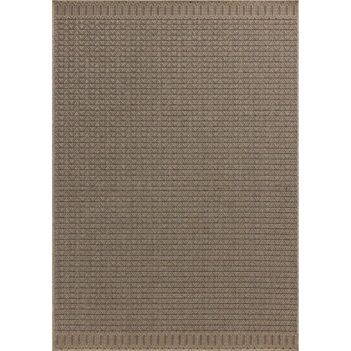 Chris Loves Julia x Loloi Providence Natural / Graphite PRC-05 6ft.-3in. X 9ft.-2in. Rect. Rug