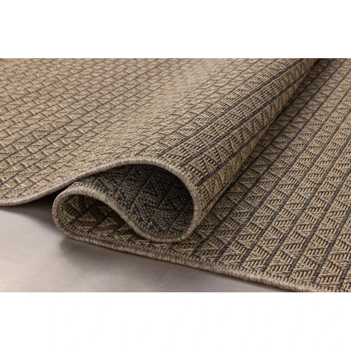 Chris Loves Julia x Loloi Providence Natural / Graphite PRC-05 6ft.-3in. X 9ft.-2in. Rect. Rug