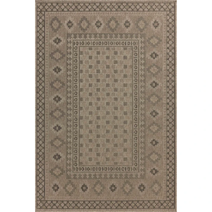 Chris Loves Julia x Loloi Providence Dove / Charcoal PRC-07 6ft.-3in. X 9ft.-2in. Rect. Rug