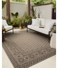 Chris Loves Julia x Loloi Providence Dove / Charcoal PRC-07 18in. X 18in. Sample Rect. Rug