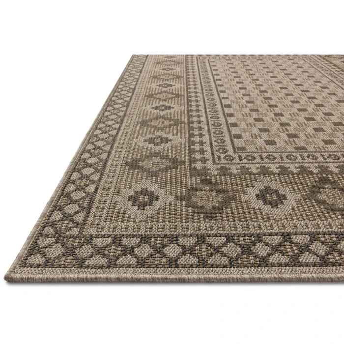 Chris Loves Julia x Loloi Providence Dove / Charcoal PRC-07 6ft.-3in. X 9ft.-2in. Rect. Rug