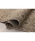 Chris Loves Julia x Loloi Providence Dove / Charcoal PRC-07 18in. X 18in. Sample Rect. Rug