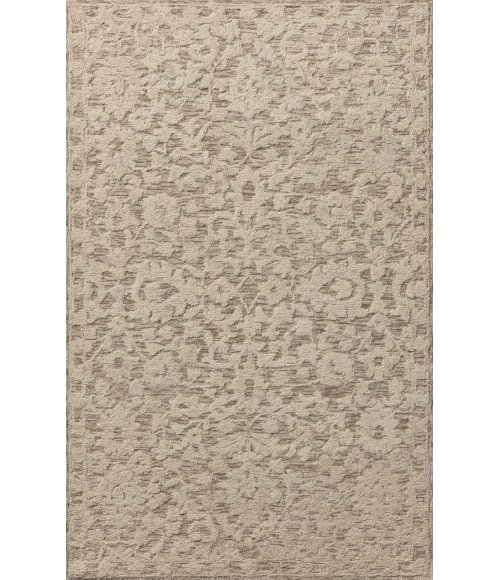 Loloi Prudence Stone / Ivory PRU-01 18in. X 18in. Sample Rect. Rug