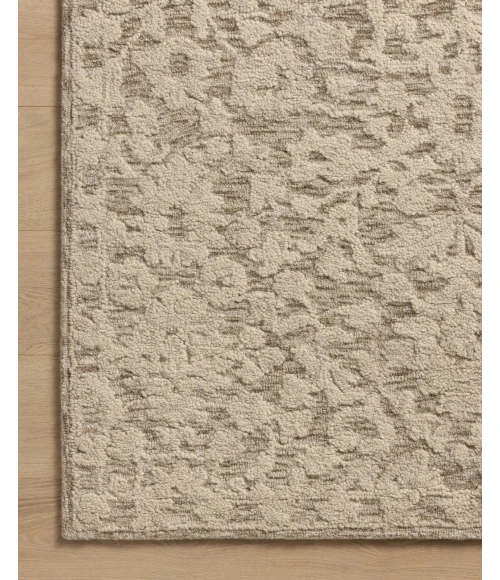 Loloi Prudence Stone / Ivory PRU-01 18in. X 18in. Sample Rect. Rug