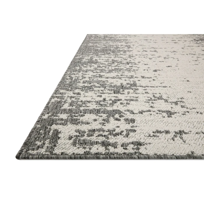 Loloi II Rainier RAI-01 Ivory / Grey 2'-3" x 7'-7" Area Rug