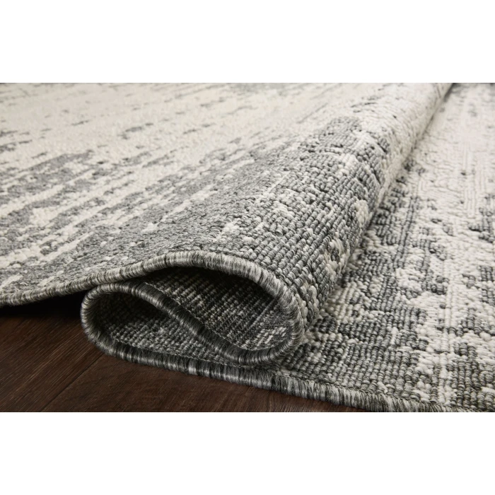 Loloi II Rainier RAI-01 Ivory / Grey 2'-3" x 7'-7" Area Rug