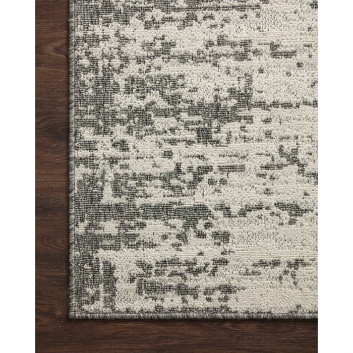 Loloi II Rainier RAI-01 Ivory / Grey 2'-3" x 7'-7" Area Rug