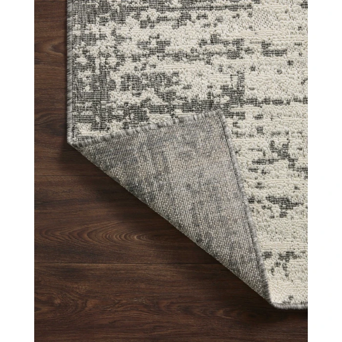 Loloi II Rainier RAI-01 Ivory / Grey 2'-3" x 7'-7" Area Rug