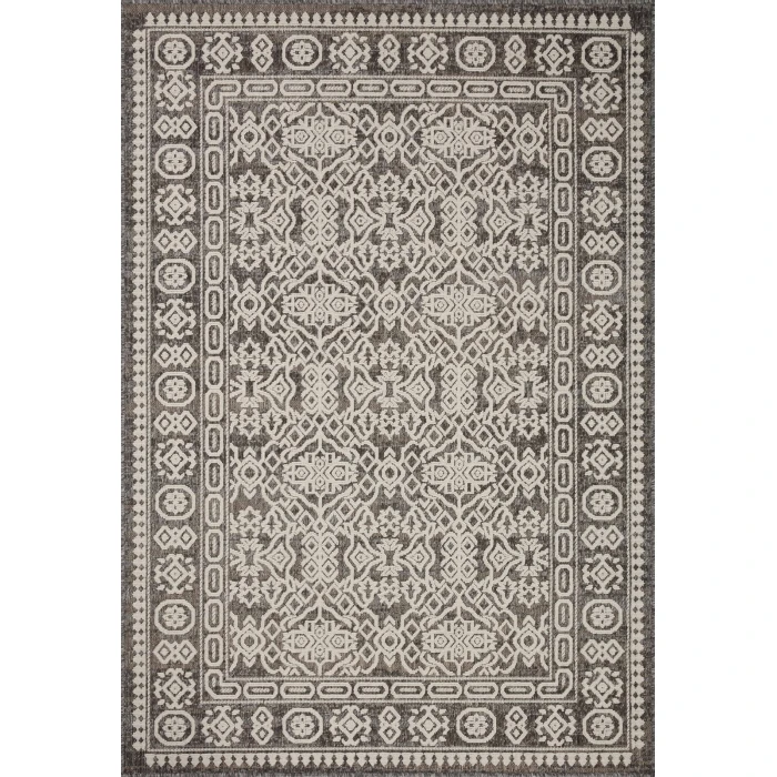 Loloi II Rainier RAI-02 Pebble / Ivory 18" x 18" Sample Area Rug