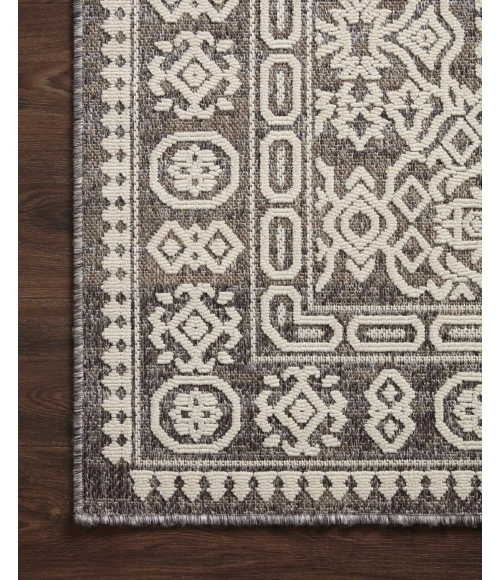 Loloi II Rainier RAI-02 Pebble / Ivory 2'-2" x 3'-9" Area Rug
