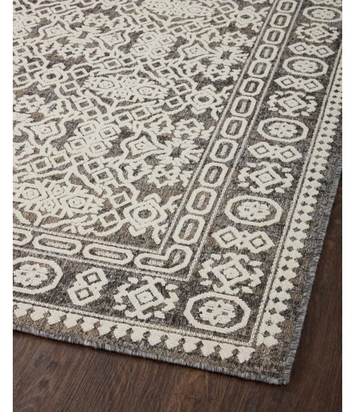 Loloi II Rainier RAI-02 Pebble / Ivory 2'-2" x 3'-9" Area Rug