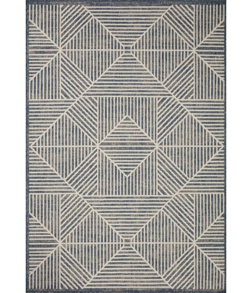 Loloi II Rainier RAI-03 Denim / Ivory 2'-3" x 7'-7" Area Rug