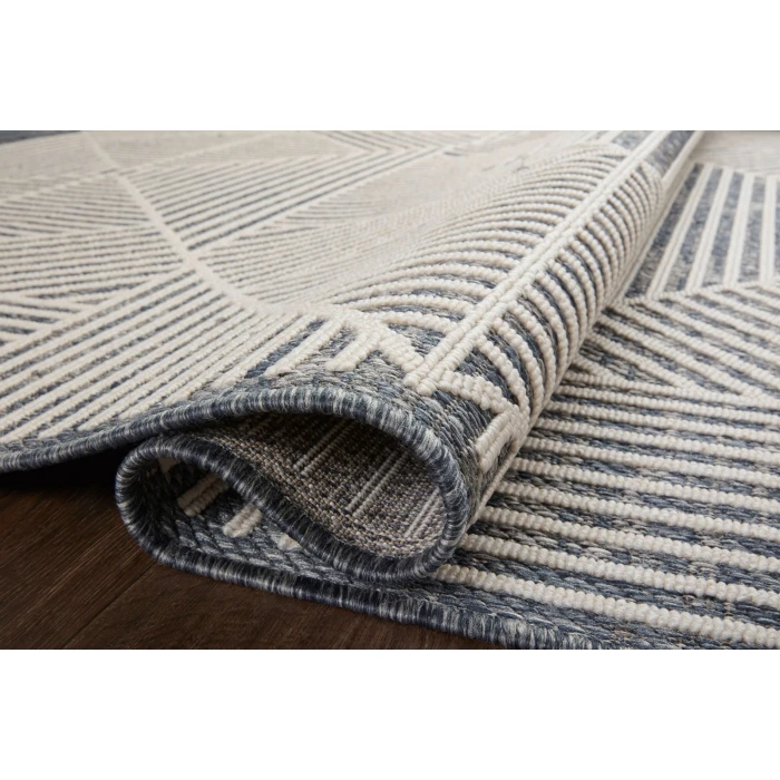 Loloi II Rainier RAI-03 Denim / Ivory 2'-2" x 3'-9" Area Rug