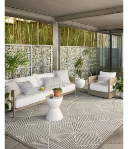 Loloi Rainier RAI-03 Natural / Ivory Area Rug 2 ft. 3 in. X 7 ft. 7 in. Rectangle