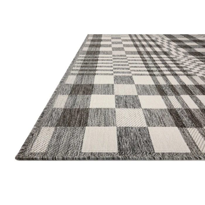 Loloi II Rainier RAI-04 Ivory / Pebble 2'-3" x 7'-7" Area Rug