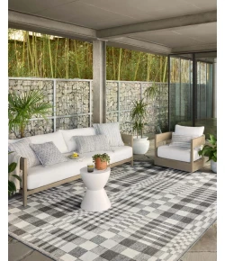 Loloi Rainier RAI-04 Ivory / Pebble Area Rug 7 ft. 10 in. X 10 ft. 10 in. Rectangle