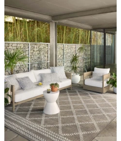 Loloi Rainier RAI-05 Natural / Ivory Area Rug 11 ft. 6 in. X 15 ft. Rectangle