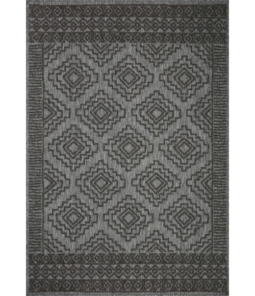 Loloi II Rainier RAI-06 Grey / Charcoal 5'-3" x 7'-7" Area Rug