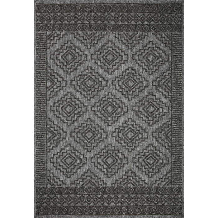 Loloi II Rainier RAI-06 Grey / Charcoal 9'-2" x 12'-2" Area Rug
