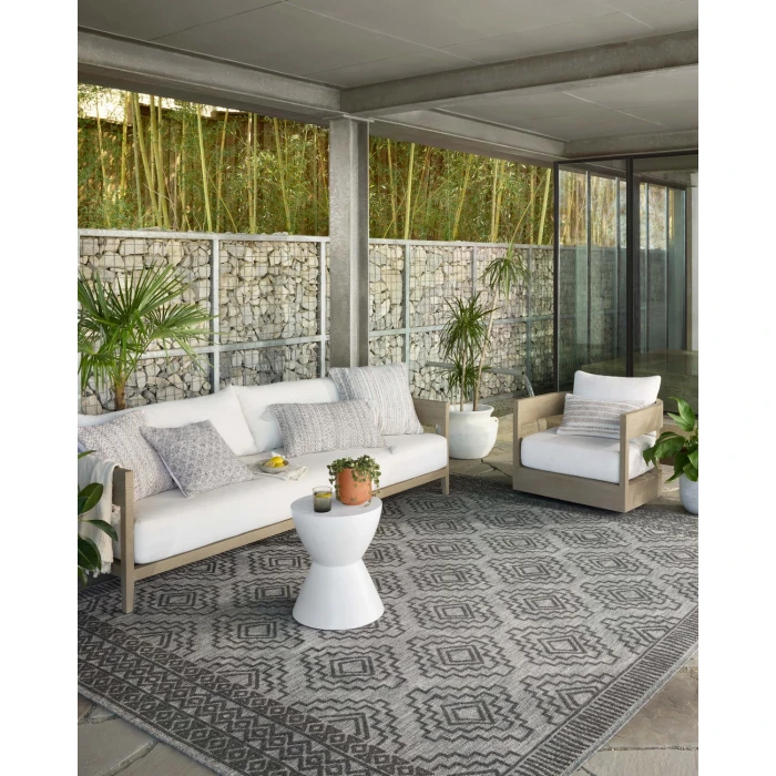 Loloi II Rainier RAI-06 Grey / Charcoal 9'-2" x 12'-2" Area Rug