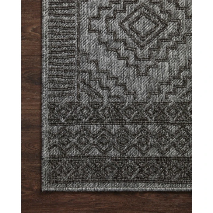 Loloi II Rainier RAI-06 Grey / Charcoal 9'-2" x 12'-2" Area Rug