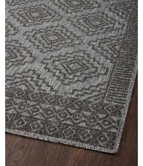 Loloi II Rainier RAI-06 Grey / Charcoal 5'-3" x 7'-7" Area Rug