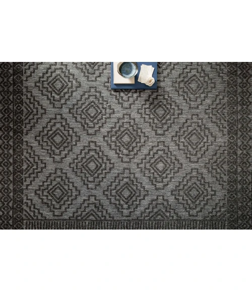 Loloi II Rainier RAI-06 Grey / Charcoal 5'-3" x 7'-7" Area Rug
