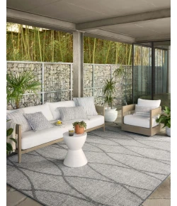 Loloi Rainier RAI-07 Dove / Grey Area Rug 5 ft. 3 in. X 7 ft. 7 in. Rectangle