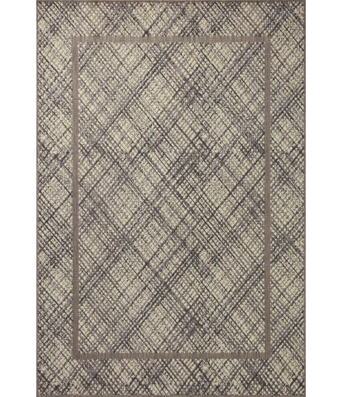 Loloi II Rainier Ivory / Charcoal 5'-3" x 7'-7" Area Rug