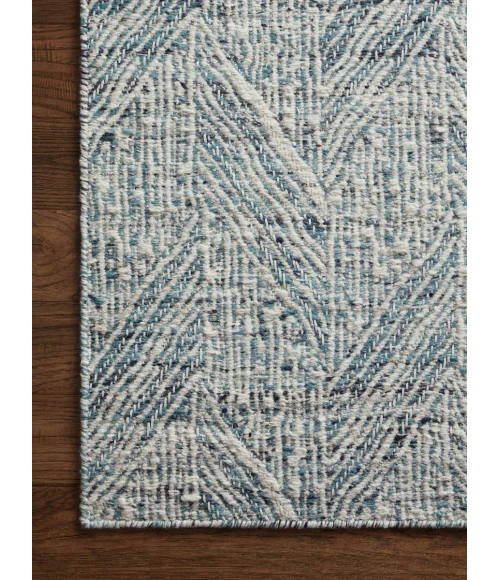 Loloi Raven Blue / Ivory RAV-01 7 ft. 9 in. X 9 ft. 9 in. Rectangle Rug